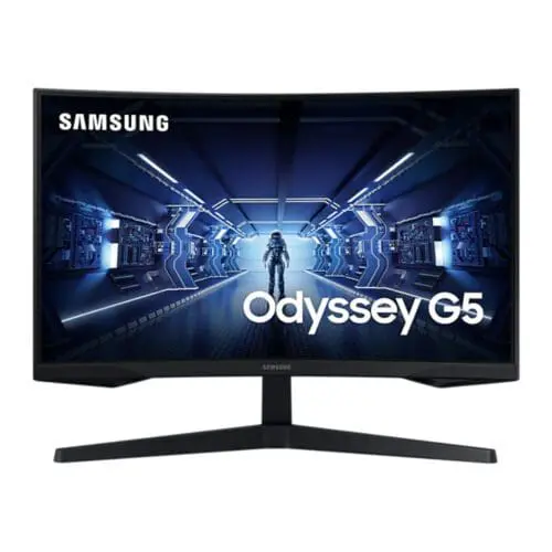 مانیتور مخصوص بازی سامسونگ مدل LC27G55TQ-W سایز 27 اینچ