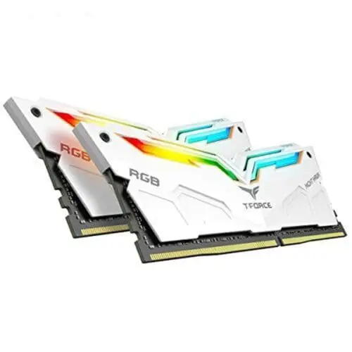 رم دسکتاپ DDR4 دو کاناله 3200 مگاهرتز CL16 تیم گروپ مدل T-Force Night Hawk RGB ظرفیت 16 گیگابایت