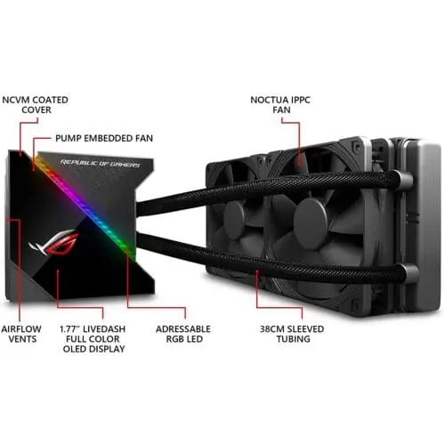 خنک کننده پردازنده ایسوس مدل ROG Ryujin 240