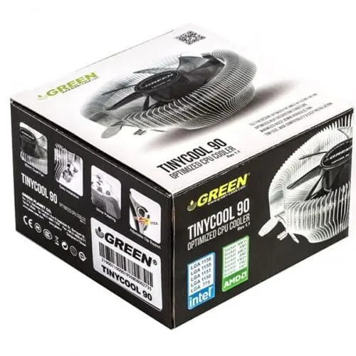 سیستم خنک کننده بادی گرین مدل Tiny Cool 90 rev1.1