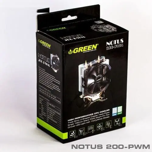 سیستم خنک کننده بادی گرین مدل NOTOUS 200-PWM