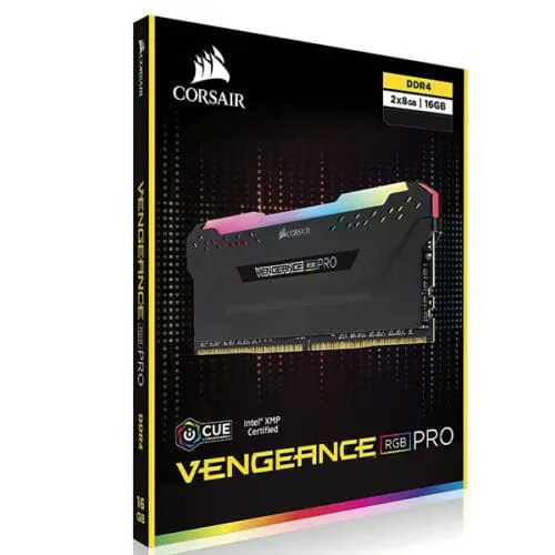 رم دسکتاپ DDR4 دو کاناله 3200 مگاهرتز CL16 کورسیر مدل Vengeance RGB PRO ظرفیت 32 گیگابایت