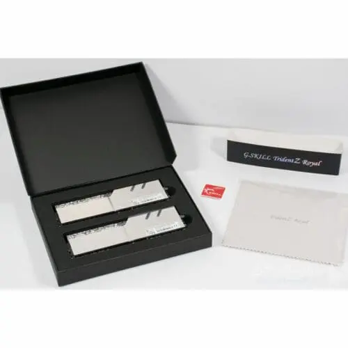 رم دسکتاپ DDR4 دو کاناله 4000 مگاهرتز CL18 جی اسکیل مدل Trident Z Royal Silver ظرفیت 16 گیگابایت