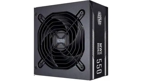 منبع تغذیه کامپیوتر کولر مستر مدل MWE Bronze 550
