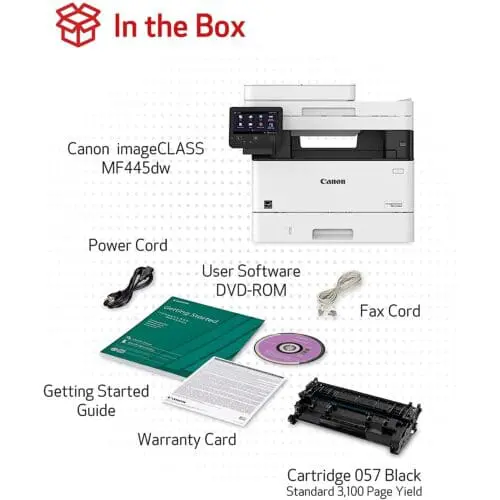 پرینتر کانن مدل چندکاره لیزری i-SENSYS MF445dw
