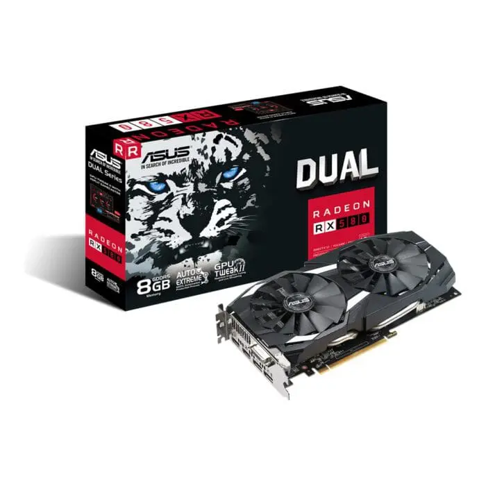 کارت گرافیک ایسوس مدل DUAL-RX580-8G