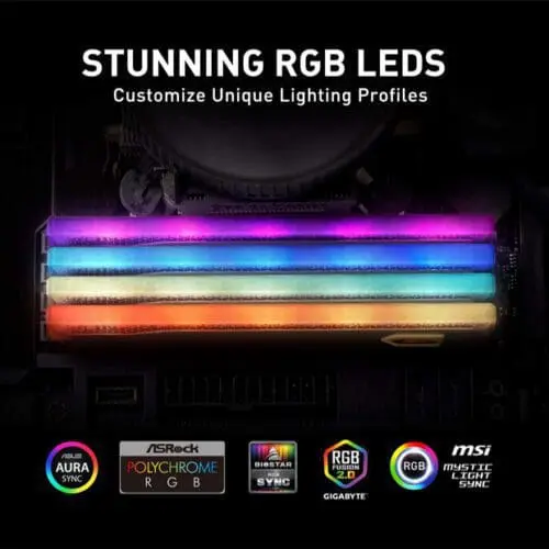 رم دسکتاپ DDR4 دو کاناله 3200 مگاهرتز CL16 گیل مدل Orion RGB ظرفیت 32 گیگابایت