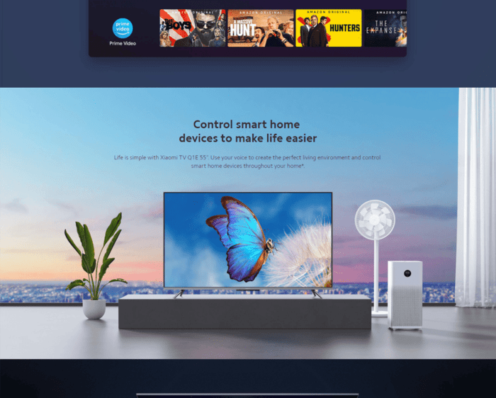 تلویزیون 55 اینچ شیائومی Q1E کیولداسمارت 4k مدل 55 Q1E  با گارانتی خدمات پس از فروش 24 ساعت رایگان - Image 5