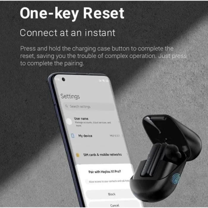 هدفون بی سیم شیائومی مدل Haylou X1 Pro اورجینال پلمپ ارسال فوری - Image 6