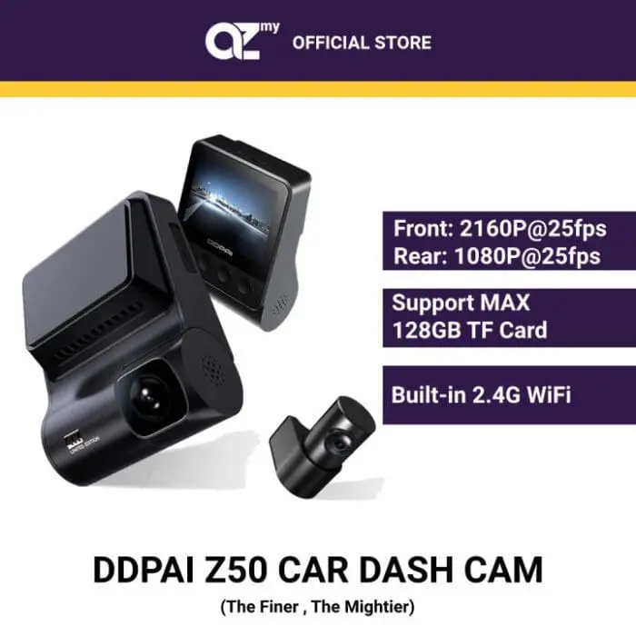 دوربین خودروی شیائومی Xiaomi DDpai Z50 به همراه دوربین عقب - Image 5