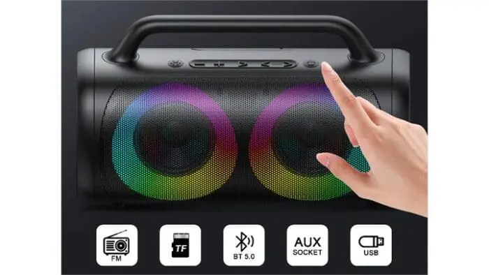 اسپیکر بلوتوث جویروم Joyroom JR-MW02 40W Wireless Speaker (اورجینال پلمپ با گارانتی ارسال فوری) - Image 3