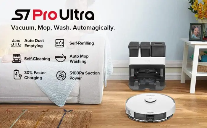 جارو رباتیک شیائومی مدل Roborock S7 Pro Ultra پلمپ اورجینال ارسال فوری - Image 12