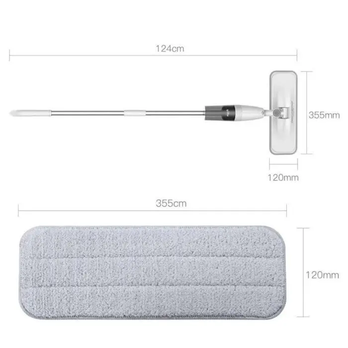 تی اسپری دار شیائومی Xiaomi Deerma Spray Mop TB500 (اورجینال با گارانتی) - Image 3