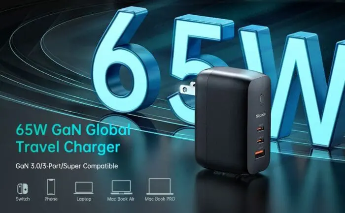 شارژر آداپتور دیواری 3 پورت 65 وات مک دودو مدل MCDODO CH-8442 GAN (پک اورجینال پلمپ ارسال فوری) - Image 5