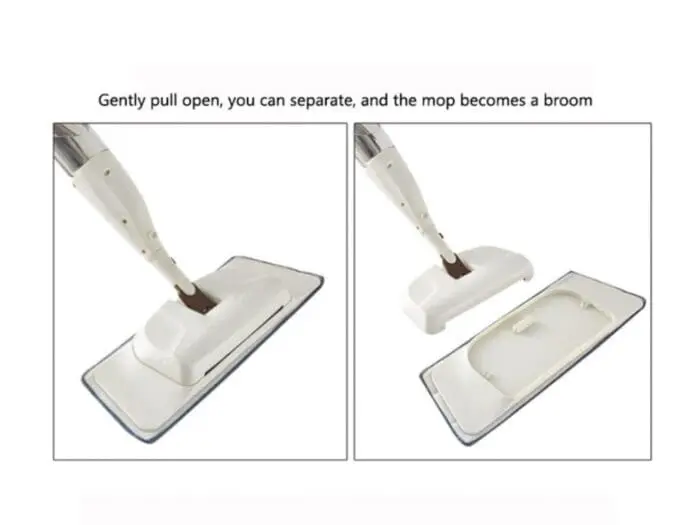 جارو دستی و تی اسپری دار شیائومی Xiaomi Zolele 1012 Water Spray Mop Handheld Sweeper (اورجینال پلمپ ارسال فوری) - Image 9