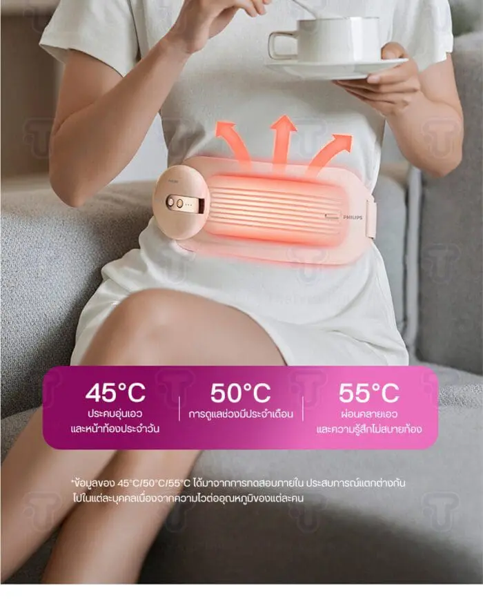 ماساژور حرارتی شکم و کمر فیلیپس PHILIPS PPM4325 (اورجینال ارسال فوری) - Image 6