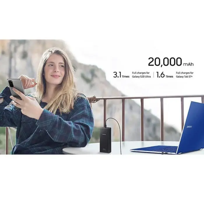 پاور بانک سامسونگ مدل EB-P5300 ظرفیت 20000 میلی آمپر ساعت ا Samsung EB-P5300 BATTERY PACK 20000mAh Power Bank (اورجینال پلمپ ارسال فوری) - Image 5