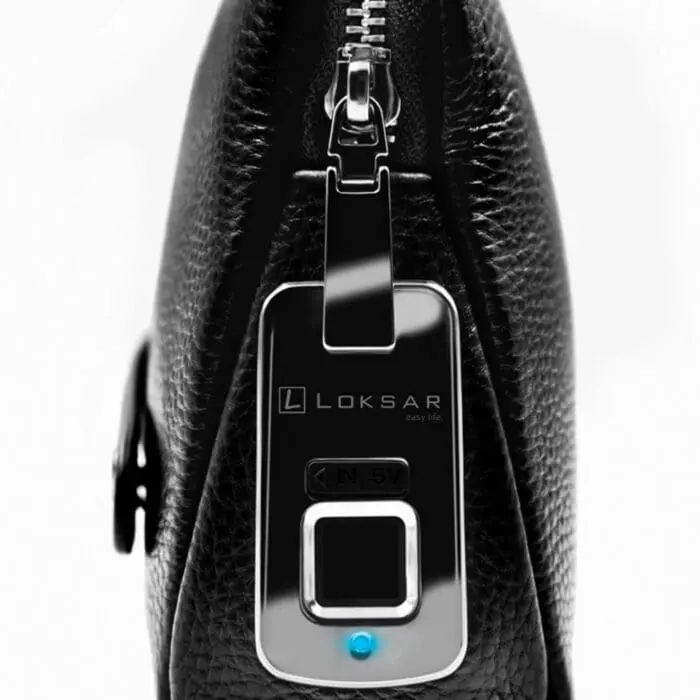کیف دستی با قفل اثر انگشت هوشمند چرمی مدل FIPILOCK TLW-93 اورجینال ارسال فوری - Image 9
