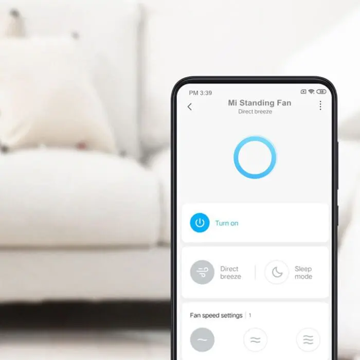 پنکه ایستاده هوشمند شیائومی مدل Mi Smart Standing Fan 2 Lite JLLDS01XY (اورجینال پلمپ ارسال فوری) - Image 3