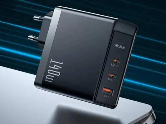آداپتور شارژ 3 پورت 140 واتی مک دودو Mcdodo 140W GaN5 Pro Fast Charger CH-2911 (اورجینال پلمپ ارسال فوری) - Image 5