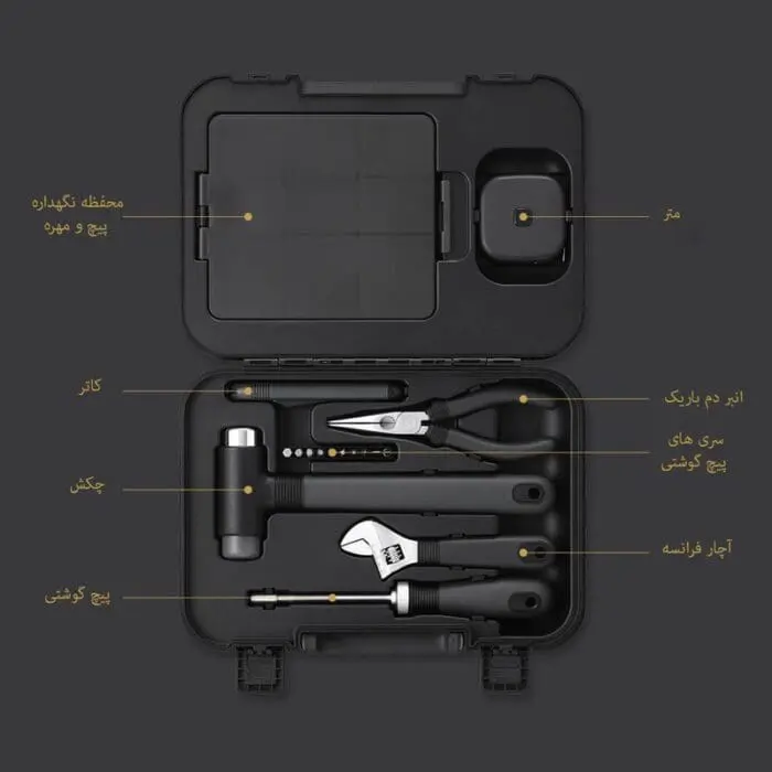 جعبه ابزار 8 عددی شیائومی مدل Xiaomi MIIIW MWTK01 (نسخه اورجینال _ ارسال فوری) - Image 4