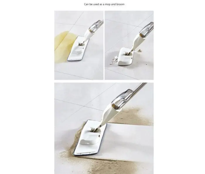 جارو دستی و تی اسپری دار شیائومی Xiaomi Zolele 1012 Water Spray Mop Handheld Sweeper (اورجینال پلمپ ارسال فوری) - Image 10