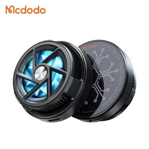 شارژر وایرلس مگنتی و فن خنک کننده مک دودو CH-2120 ا Mcdodo CH-2120 Wireless Charger (اورجینال با گارانتی) فروشگاه اینترنتی زیکتز