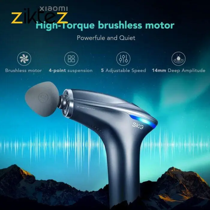 ماساژور تفنگی شیائومی Massage Gun SKG X7E (نسخه جدید اورجینال) - Image 5