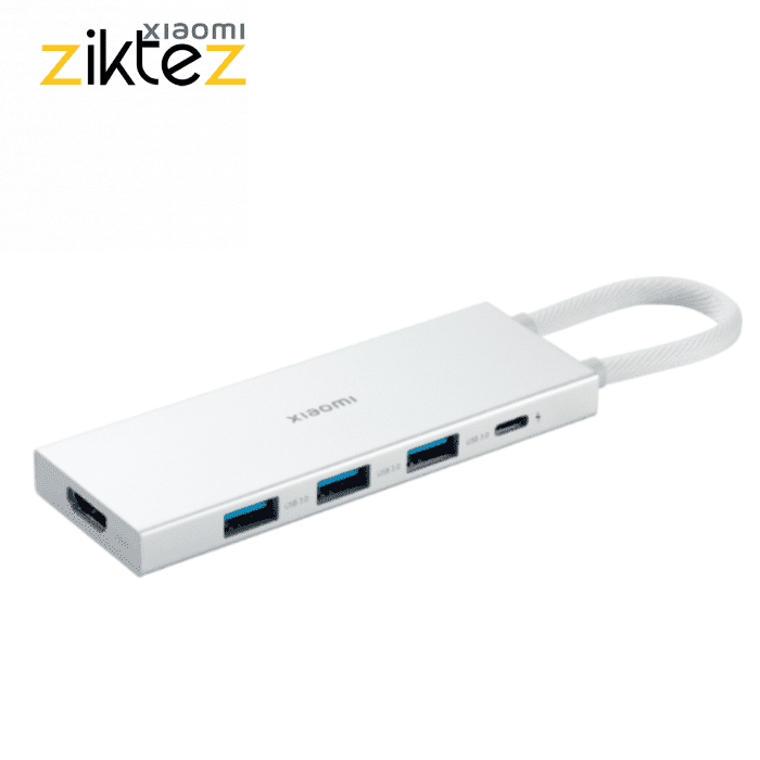 هاب 5 پورت تایپ سی شیائومی مدل XIAOMI XDMS05YM(گلوبال _ پلمپ) NEW - Image 3