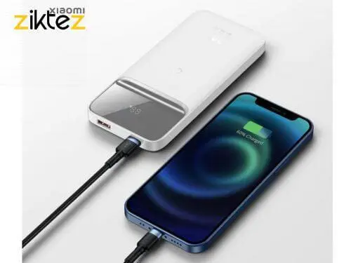 پاوربانک وایرلس 10000 مگنتی بیسوس Baseus Magnetic Wireless Quick Charge PPCXW10 PPMT-03 توان 20 وات فروشگاه اینترنتی زیکتز