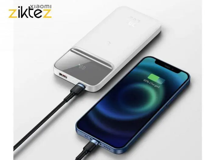 پاوربانک وایرلس 10000 مگنتی بیسوس Baseus Magnetic Wireless Quick Charge PPCXW10 PPMT-03 توان 20 وات - Image 2