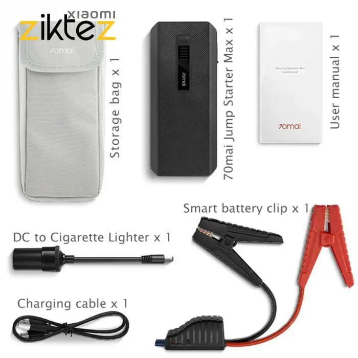 پاوربانک و جامپ استارتر خودرو شیائومی Xiaomi PS06 (ورژن جدید) - Image 2