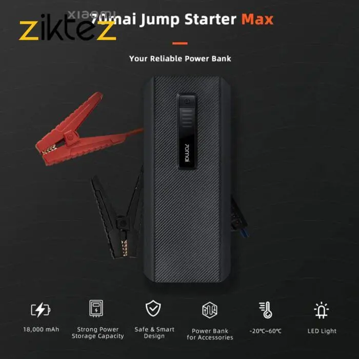 پاوربانک و جامپ استارتر خودرو شیائومی Xiaomi PS06 (ورژن جدید) - Image 9