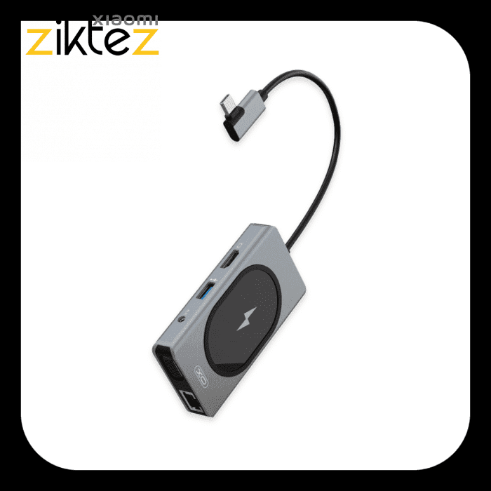 هاب 9 پورت USB-C ایکس او مدل HUB007(اورجینال پلمپ با گارانتی ارسال فوری) - Image 3