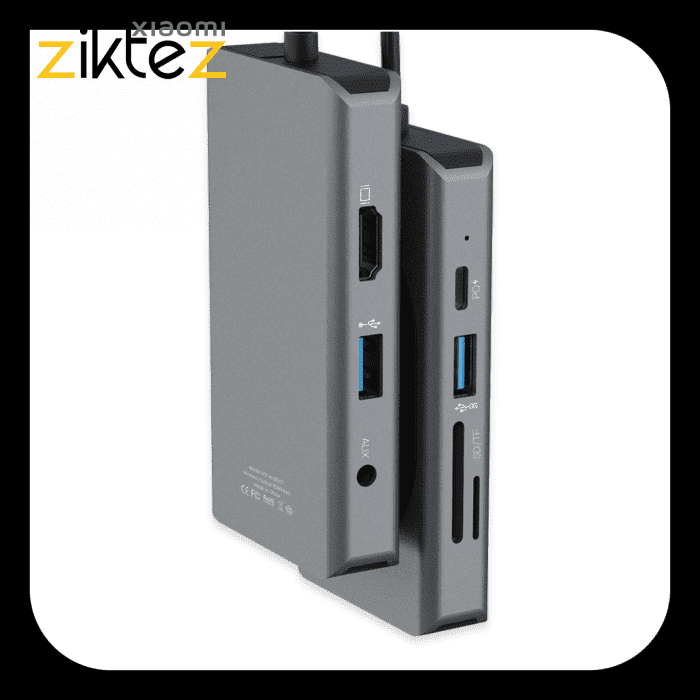 هاب 9 پورت USB-C ایکس او مدل HUB007(اورجینال پلمپ با گارانتی ارسال فوری) - Image 5