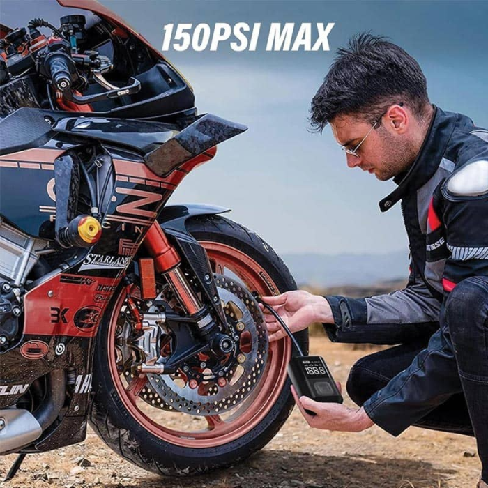 پمپ باد کمپرسور باد شارژی شیائومی Xiaomi Lydsto 1S YY-CQB01 New version (نسخه2 جدید اورجینال) - Image 7
