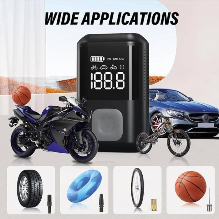 پمپ باد کمپرسور باد شارژی شیائومی Xiaomi Lydsto 1S YY-CQB01 New version (نسخه2 جدید اورجینال) - Image 8