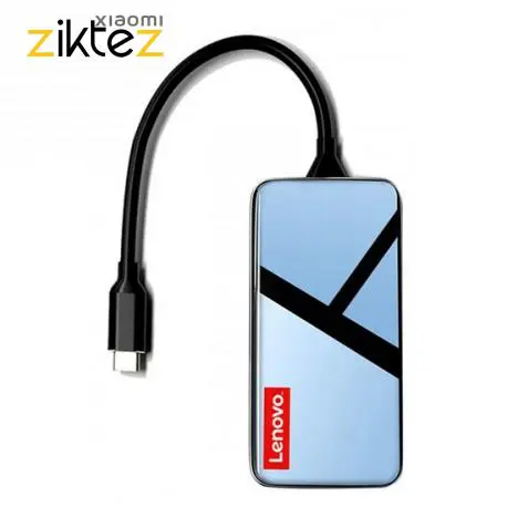 هاب 5 پورت لنوو مدل ER08 8 in 1 USB-C (اورجینال اصلی ارسال فوری) فروشگاه اینترنتی زیکتز