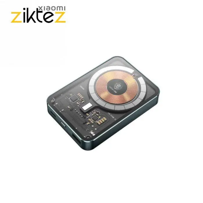 پاوربانک گرین لاین مدل Transparent MagSafe ظرفیت 10000 میلی‌آمپر ساعت - Image 4