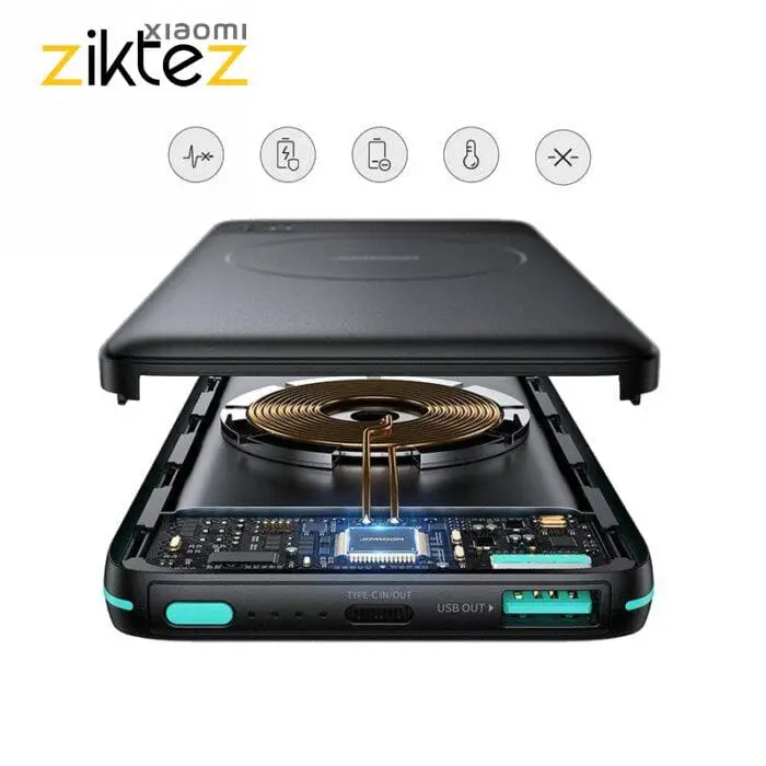 پاوربانک وایرلس 10000 مگ سیف جویروم Joyroom JR-W040 توان 20 وات - Image 4