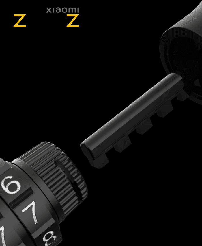 قفل شلنگی شیائومی xiaomi cable lock (اورجینال) - Image 3