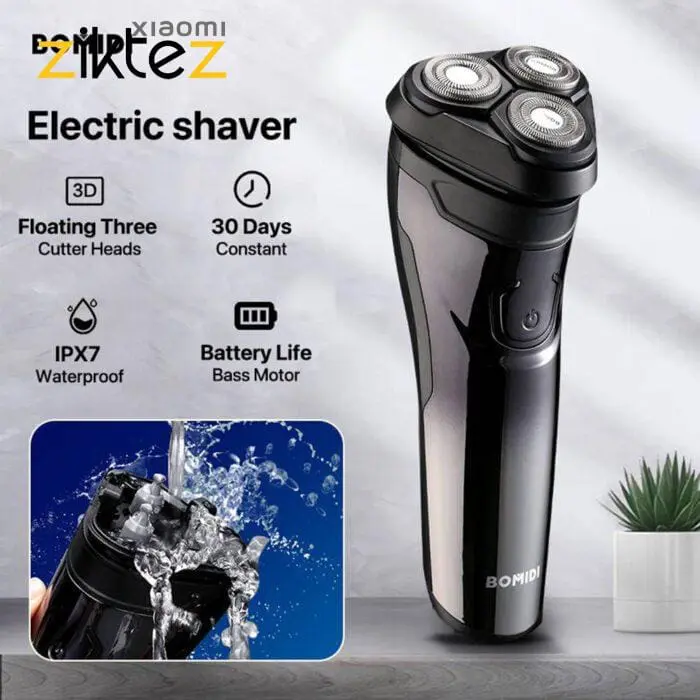 ماشین ریش تراش شیائومی ضد آب Xiaomi (نسخه اورجینال _ ارسال فوری) NEW - Image 4