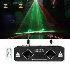 لیزر اسکن رقص نور DOUBLE HEAD RGB SCANNING LASER LIGHT RSLS06 (نسخه اورجینال اصلی ارسال فوری) فروشگاه اینترنتی زیکتز