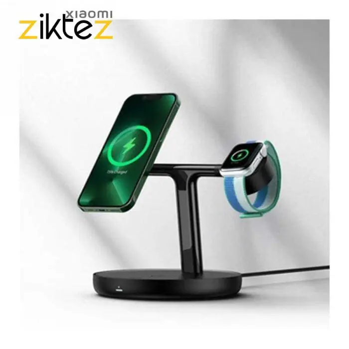 استند و شارژر وایرلس مگنتی بیسوس مدل WXTE000001 (نسخه اورجینال آکبند) - Image 4