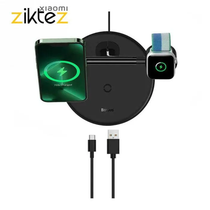 استند و شارژر وایرلس مگنتی بیسوس 20 وات مدل WXTE000101 (اورجینال با گارانتی) - Image 9