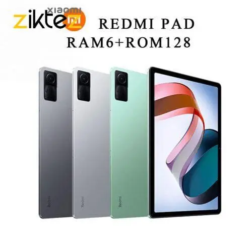 تبلت شیائومی Redmi Pad حافظه 128 رم 6 گیگابایت (اورجینال پلمپ ارسال فوری) فروشگاه اینترنتی زیکتز