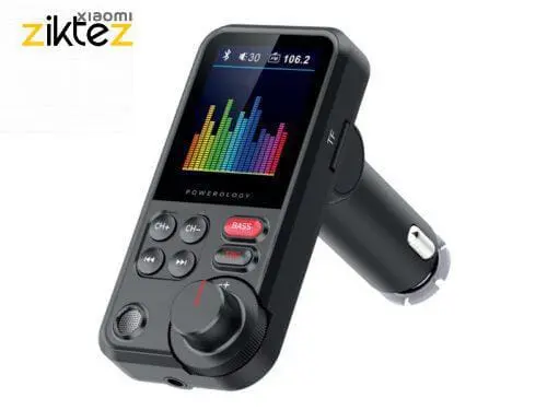 شارژر فندکی و پخش کننده بلوتوث پاورولوژی Powerology FM Transmitter Pro PCCSR003 توان 18 وات (نسخه اورجینال پلمپ ارسال فوری) فروشگاه اینترنتی زیکتز