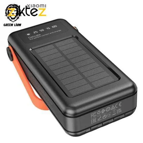 پاوربانک خورشیدی 30000 گرین لاین Green Lion GNSOLAR30PBBK توان 20 وات (اصل پلمپ ارسال فوری) فروشگاه اینترنتی زیکتز