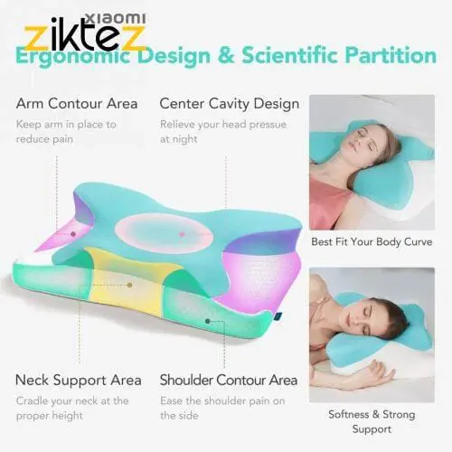بالش طبی شیائومی SKG Xiaomi Cervical Pillow Memory Foam 3 (اورجینال) فروشگاه اینترنتی زیکتز
