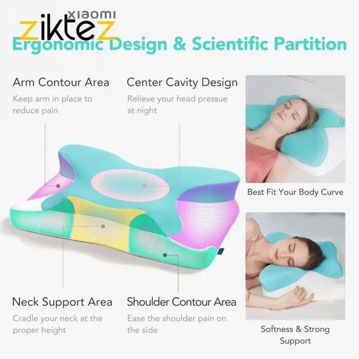 بالش طبی شیائومی SKG Xiaomi Cervical Pillow Memory Foam 3 (اورجینال) - Image 2